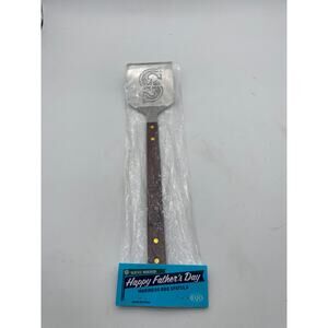 Seattle Mariners Gift Baseball Lover 18” fathers day spatula BBQ Steel Wood NEW